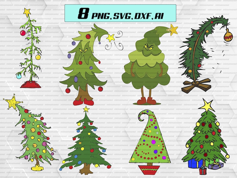Download GRINCH CHRISTMAS Tree SVG Christmas tree svg Grinch | Etsy