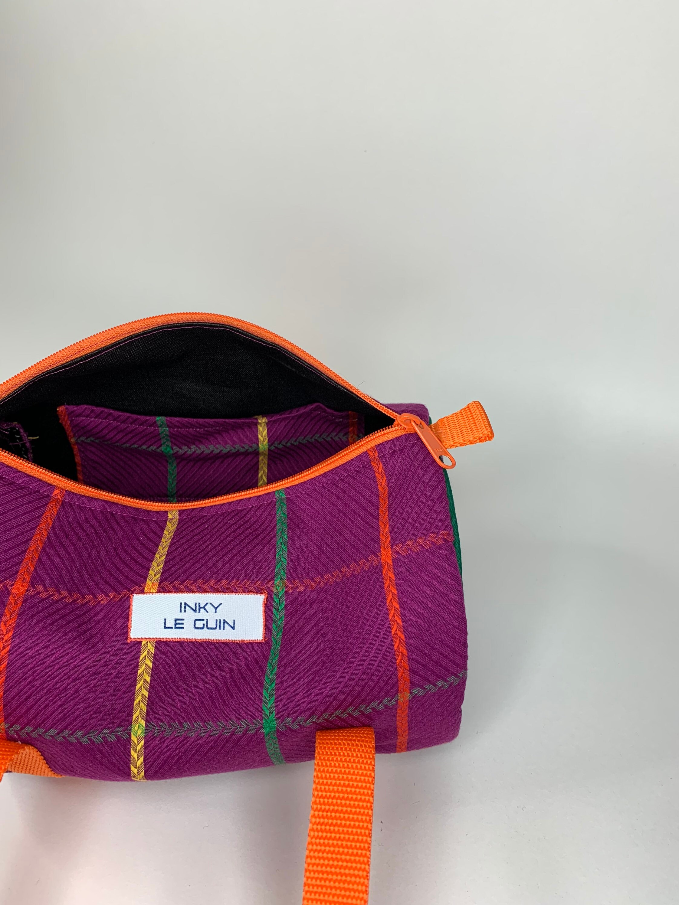Mini Duffle Bag. Limited Edition Vintage Woven Plaid. Etsy