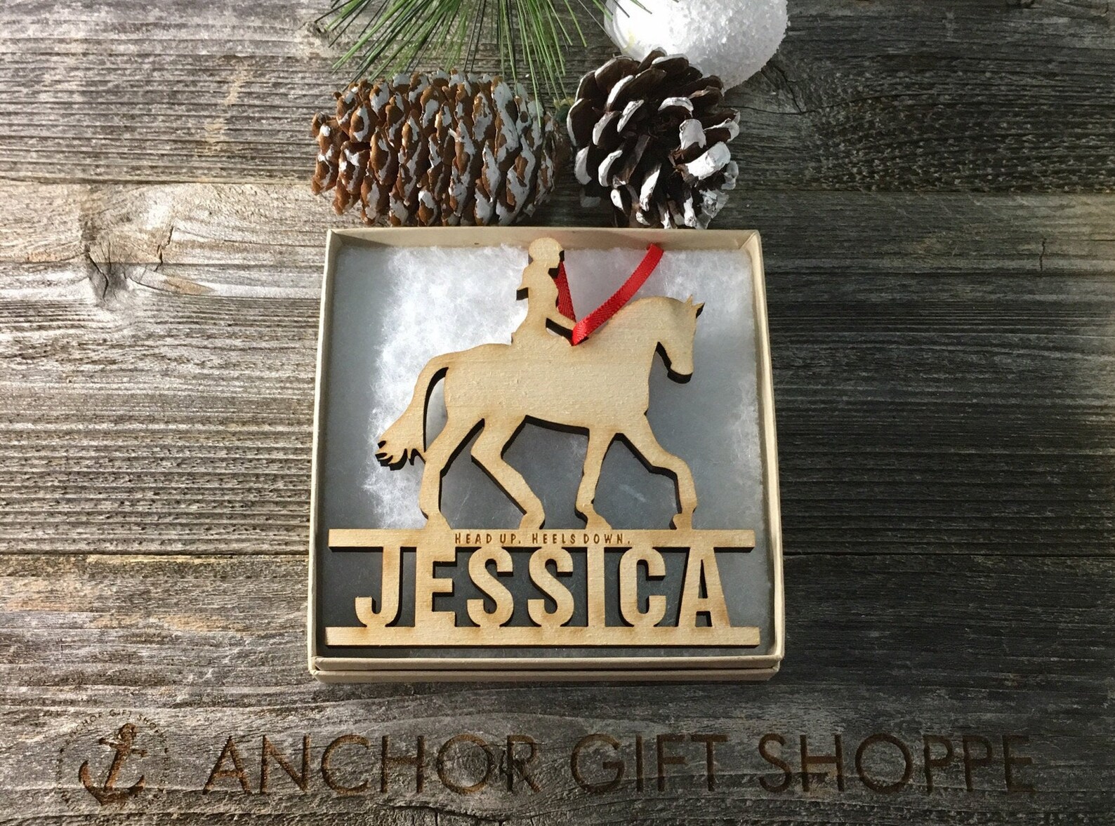 Personalized Horse Ornament Equestrian Horseback Riding Etsy