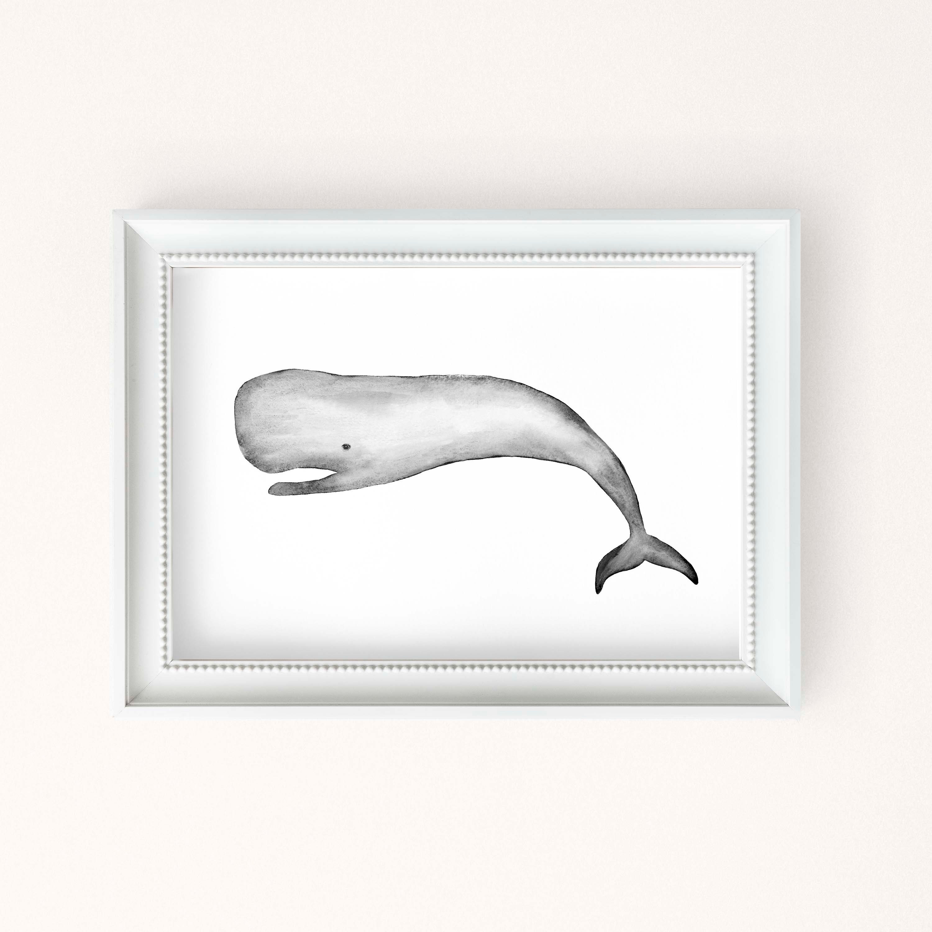 Printable Whale Wall Art Whale Wall Decor Whale Nursery Art - Etsy