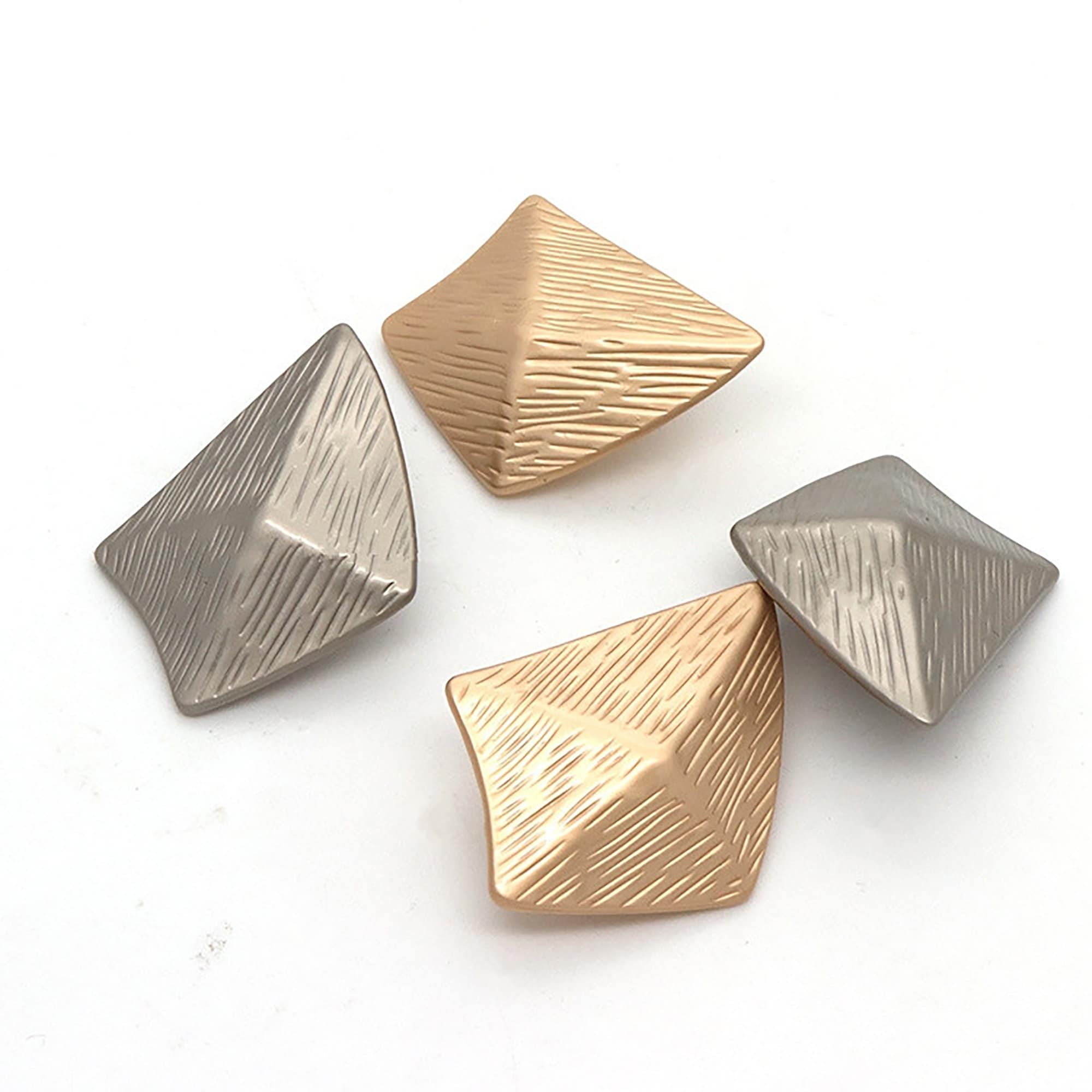 5 Pack Diamond Buttons High Grade Metal Button Classic Etsy