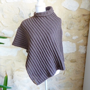 Handmade crochet poncho