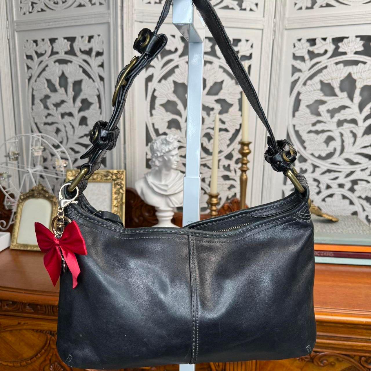 バッグ Vintage Coach leather Demi Bleeker Bag Coach vintage bleeker demi - Gem
