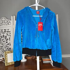 Miss Sixty Blue Welder&#39;s Sweater Size Small