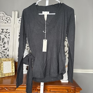 Diesel Long Sleeve Sweater with Belt Size Small