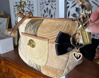 バッグ Vintage Coach Patchwork mini Hand Bag Coach Patchwork Mini Handbag – Holy Thrift