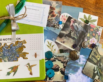 Junk Journal Starter Bundle Journal enthalten !! | Scrapbook Zubehör | Ephemera-Pack | Mystery Bundle
