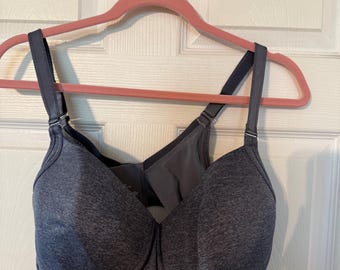 Underwire Full Coverage Bra Charcoal Heather (inv# 216)