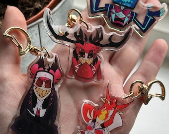Hazbin Hotel Valentines Keychains Ll (pre-order) Keychains