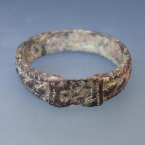 Medieval Bronze Ring with Patina, Christian Ring, Crusader Ring, Ancient Artifact from the 11th-13th centuries AD
