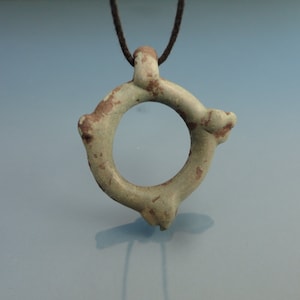 Real Ancient Druid Amulet. Celtic Pendant with Old Patina. Unusual Necklace. Amulet of Celts circa 6th-3th century BC