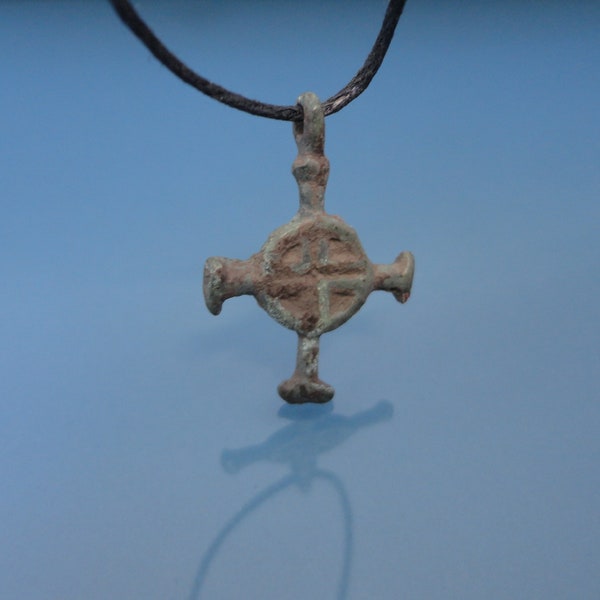 Medieval Celtic Cross. Celtic Amulet. Religious Amulet from the 10th-12th centuries AD