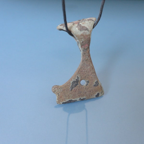 Viking Ax Pendant. Symbol Thor. Authentic Ancient Viking Men's Necklace. Medieval Artifact 9-11th Century AD