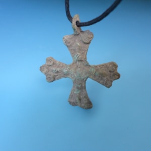 Ancient Medieval Scandinavian Pendant. A Thousand-Year-Old Artifact of Viking Ancestors. Christian Artifact 9th-11th centuries AD