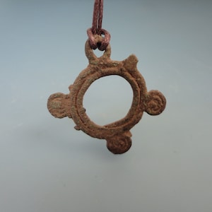Authentic Cimmerian Amulet from the Iron Age. Ancient Artifact in Old Patina. Ancient Necklace from the 9th-5th centuries BC