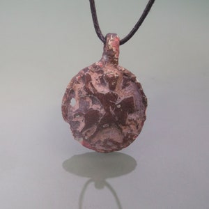 Ancient Medieval Pendant. Archangel Michael. Ancient Christian Amulet. Religious Age Necklace 11th -13th century AD