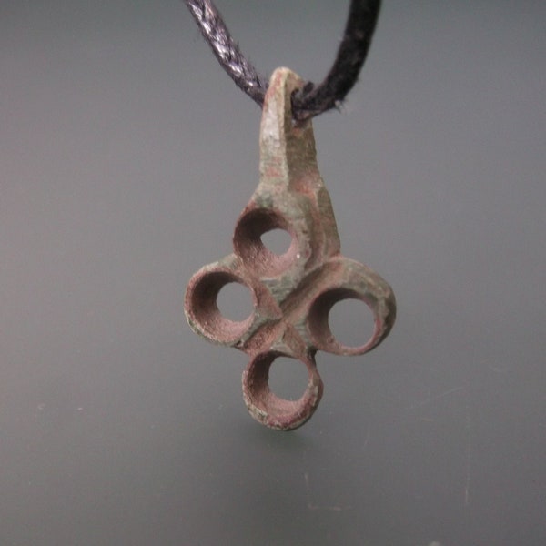 Miniature Ancient Pendant. Medieval Christian Amulet. Ancient Relic