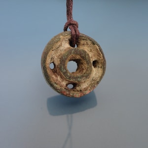 Fragment of Ancient Solar Jewelry. Solar Medieval Pendant of Chernyakhov Culture 3-5th century AD