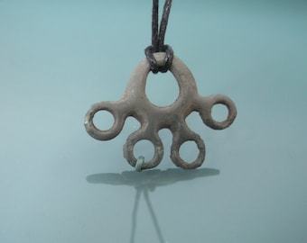 Antiquity Medieval Bronze Amulet. Finno-Ugric Necklace. Authentic Pagan Ancient 8-10th century AD