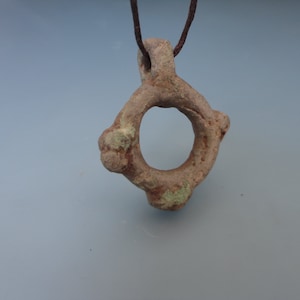 Ancient Early Slavic Spiked Amulet of the Chernyakhov Culture. Thick Patina. Solar Pagan Necklace from the 2-4th century AD