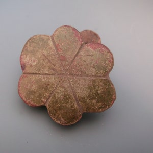 Ancient Medieval Brooch. Antiquity Bronze Button 12-14th century AD