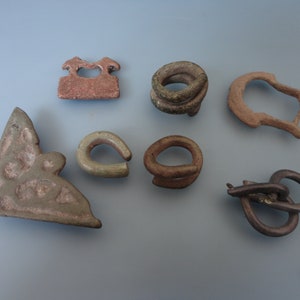 Ancient Medieval Bronze Fragments