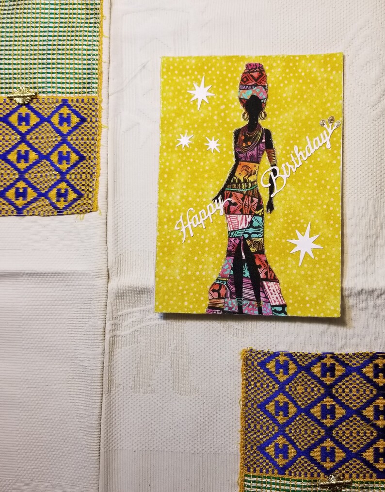 Handmade Greeting Card Ethnic Cards for Her African | Etsy