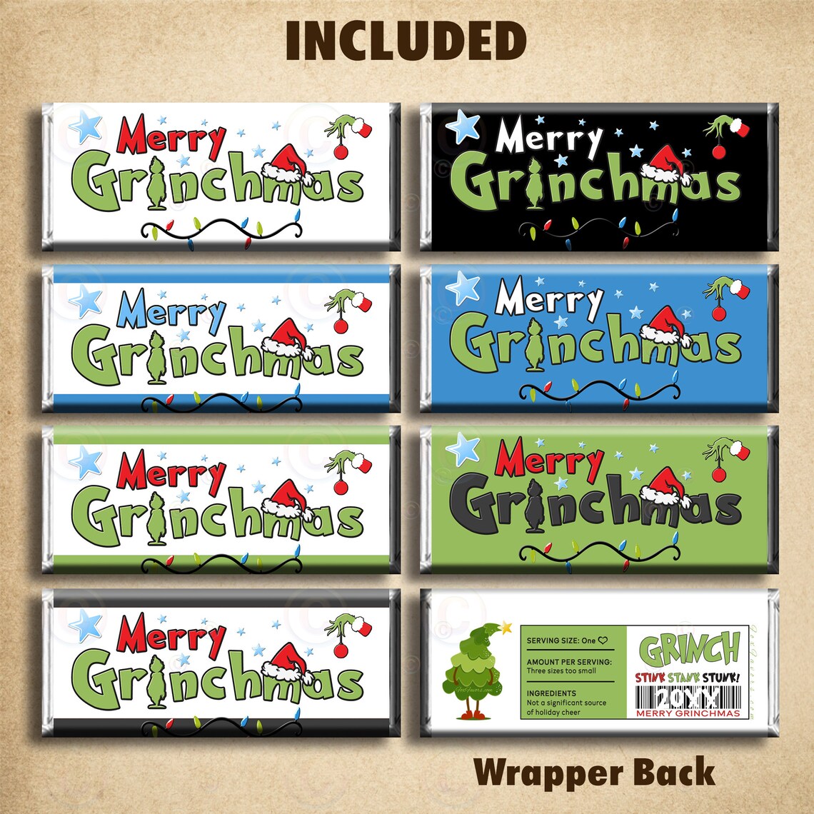 Brainbox Candy Weihnachtskarte 'Merry Fucking Christmas' – Frech, Handgemacht, 5x7 Zoll
