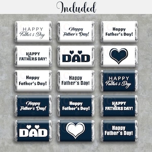 DIGITAL Father's Day Download Candy Bar Wrapper Printable Thoughtful ...