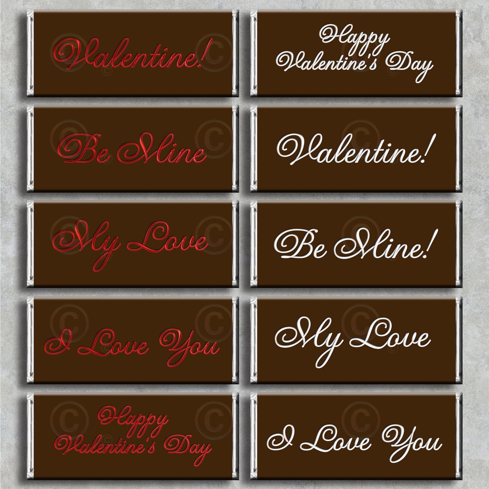 Digital Download Printable HAPPY VALENTINE'S Day Emailed - Etsy