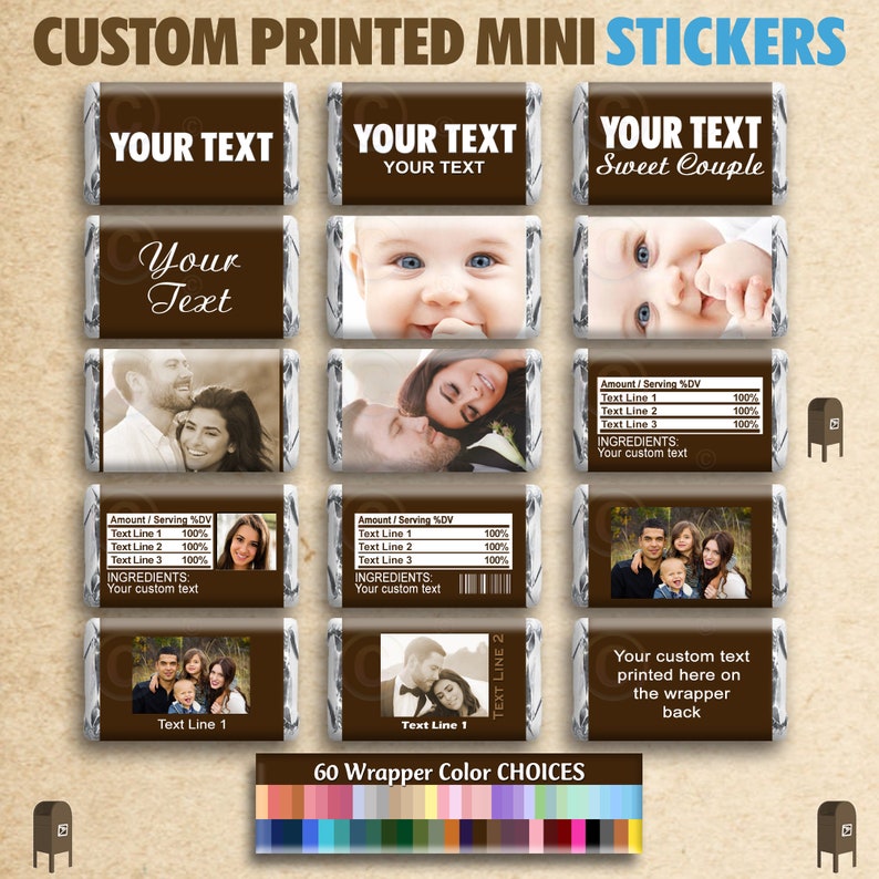 personalized mini candy bars personalized mini candy bars