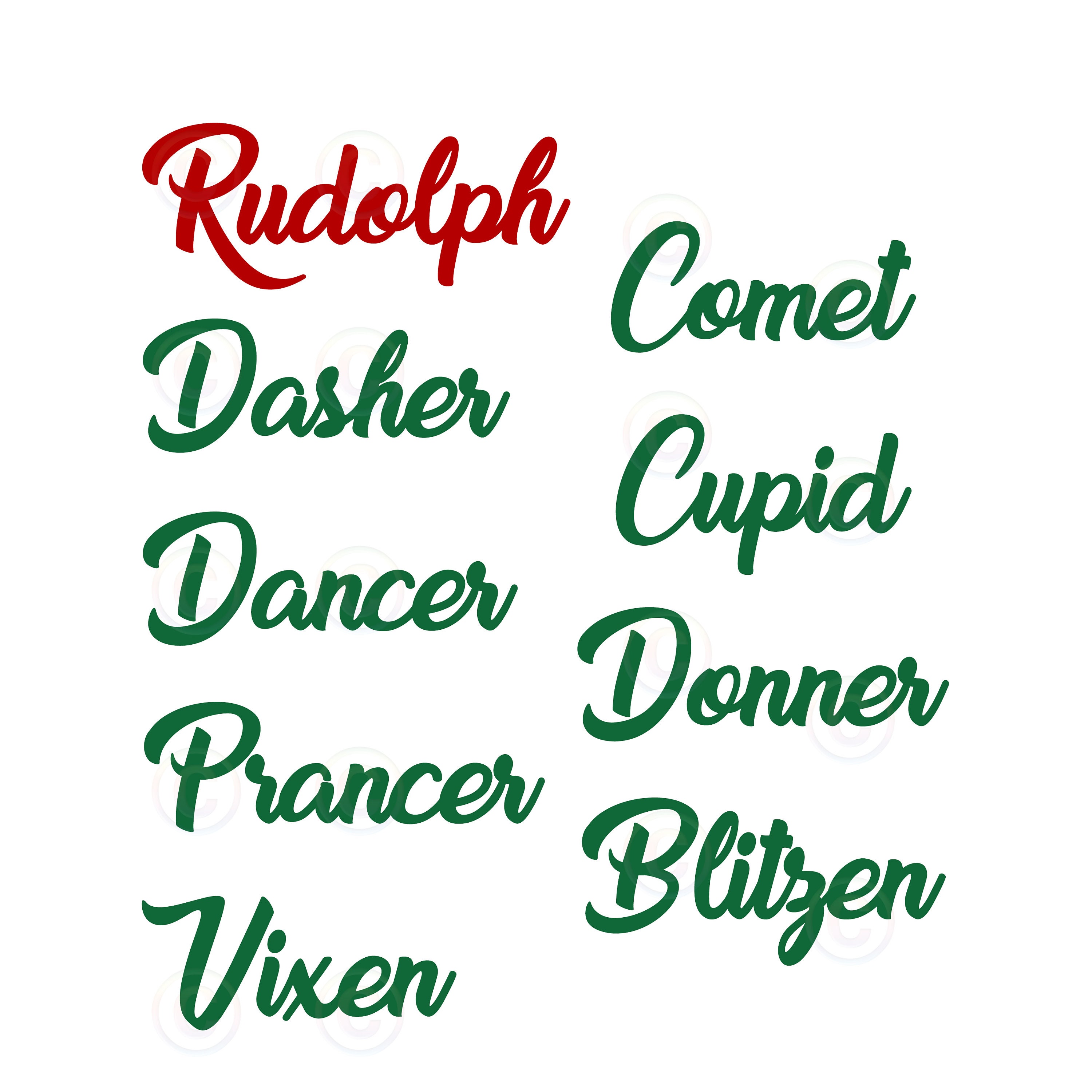 Reindeer Names SVG Files Script Elegant Font Green Red Etsy reindeer-names-svg-files-script-elegant-font-green-red-etsy