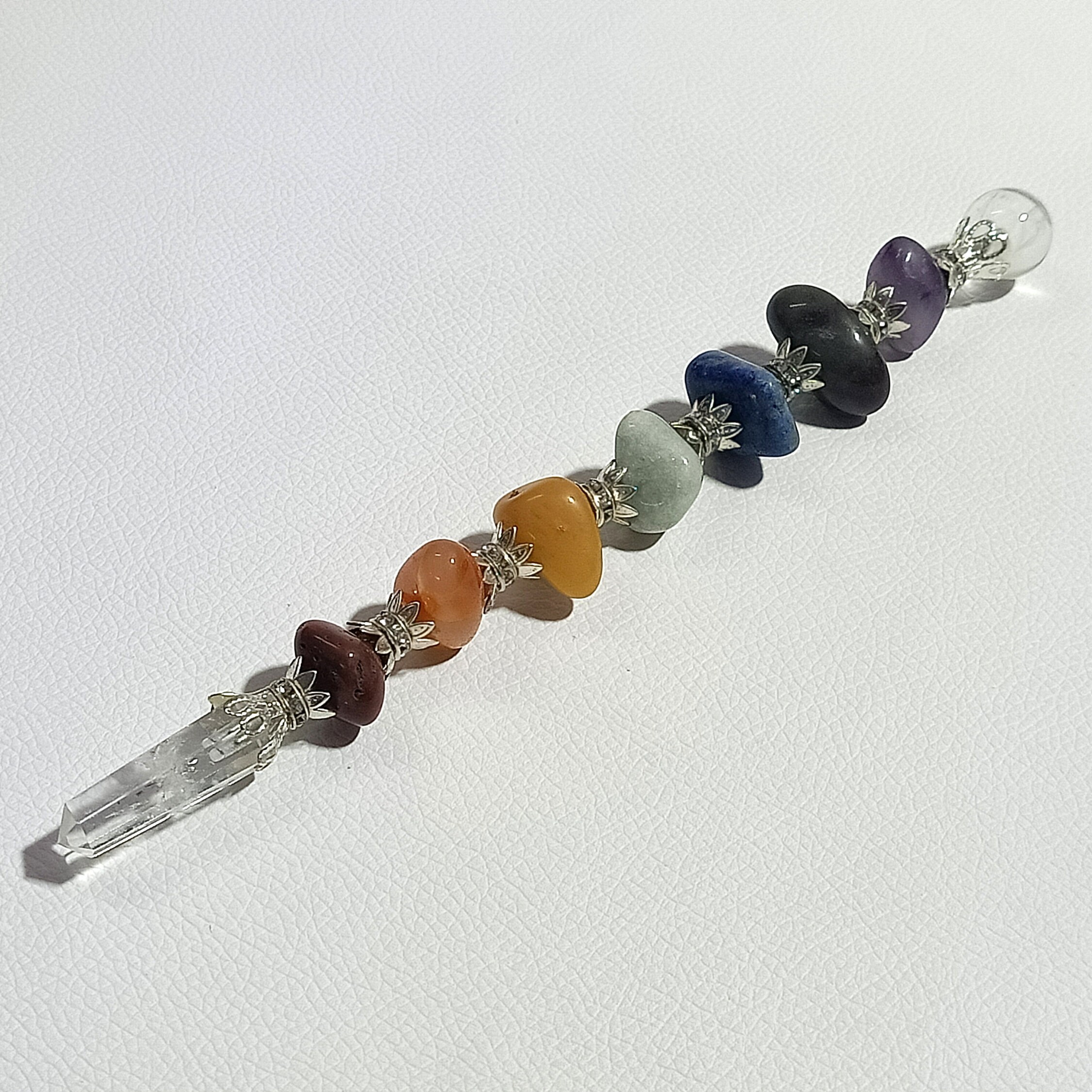 クリスタルワンド 7 チャクラワンド ヒーリングワンド タンブルワンド