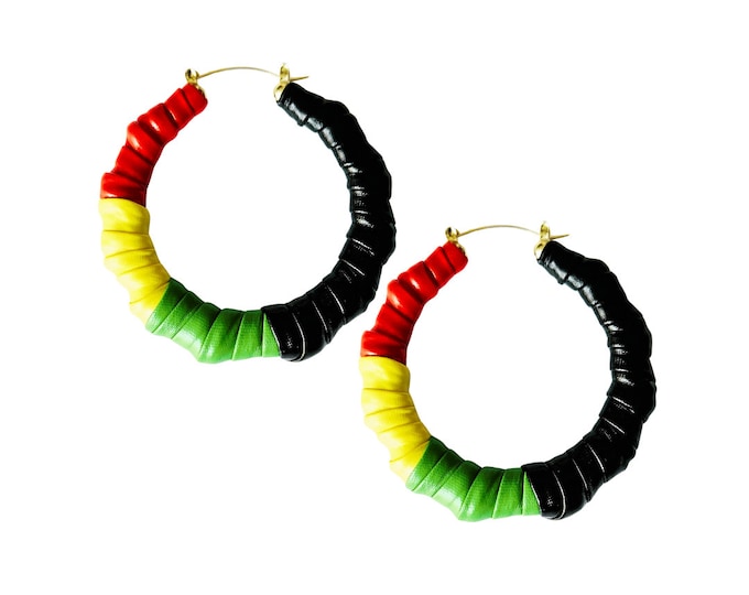 Celebrate Black History |Juneteenth | Bamboo Earrings