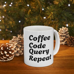 de répétition de requête de code de café de Zazzle.be Liste d'envies Vous avez des idées ? Tasse médicale drôle de codeur | Cadeau pour LUI RHIT RHIA | Tasse à café Healthcare Humour 11 oz 15 oz