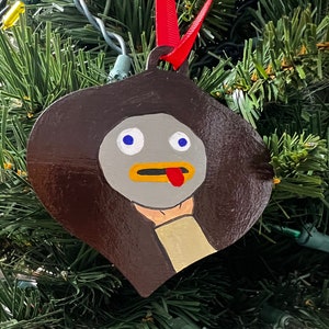 Over The Garden Wall Rock Fact Rock/ OTGW Christmas Ornaments/ Christmas tree decor/ OTGW decor/ Hand painted ornaments/ Greg’s Rock
