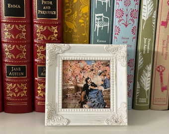 Little Women / Amy and Laurie - vintage illustration high quality print in picture frame