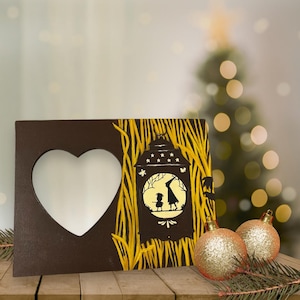Over The Garden Wall Wert and Greg picture frame/ OTGW lantern/ Over the garden wall decor/ Secret Santa gift/ Over the garden wall tabletop