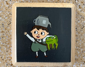 Sobre la pared del jardín decoración del hogar / OTGW Greg / Regalo para Navidad / Cumpleaños / Halloween / OTGW fan art / Decoración de la pared