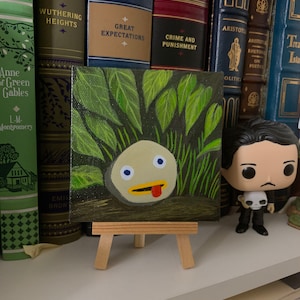 Hand painted Over The Garden Wall (Rock fact rock)/ Back to School/ Halloween home decor/ Spooky/ Creepy/ OTGW fan art/ Valentine’s gift