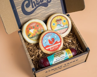 Cheese Brothers Wisconsin Cheese & Sausage Gift Box | Great Gifting Idea for Cheese Lovers, Foodies and Hosts