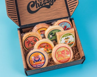 Cheese Brothers Brotherhood Gift Pack | Made in Wisconsin | Includes Assorted Goudas, Mozzarella, Dill Havarti, Fratello