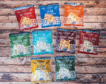 Cheese Brothers Cheese Curd Variety Pack | Made in Wisconsin | Includes Nine 8-Ounce Bags of Squeaky Cheese