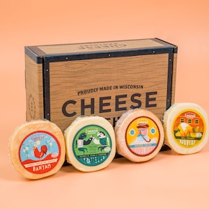 Cheese Brothers Wisconsin Cheese Sampler Gift Pack |  Great Gifting Idea for Cheese Lovers, Foodies and Hosts