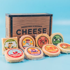 Cheese Brothers Brotherhood Gift Pack Made in Wisconsin Includes Assorted Goudas, Mozzarella, Dill Havarti, Fratello image 2