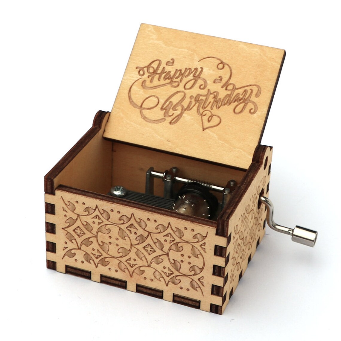 Happy Birthday Music Box Gift Handmade Birthday Gift Etsy