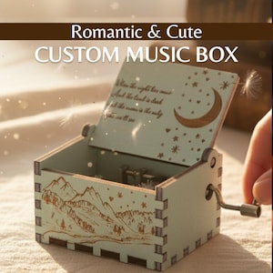 Custom Engraved &#39;Stand by Me&#39; Music Box | Friendship Keepsake