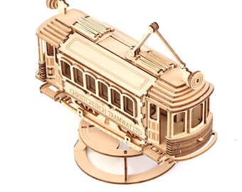 DIY Wooden Christchurch Tramway Kit - Unique Gift Idea