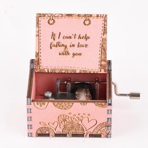 Happy Birthday Music Box | Versatile gift for Any age | Wedding favor for any wedding theme | Custom song and custom message gift keepsake