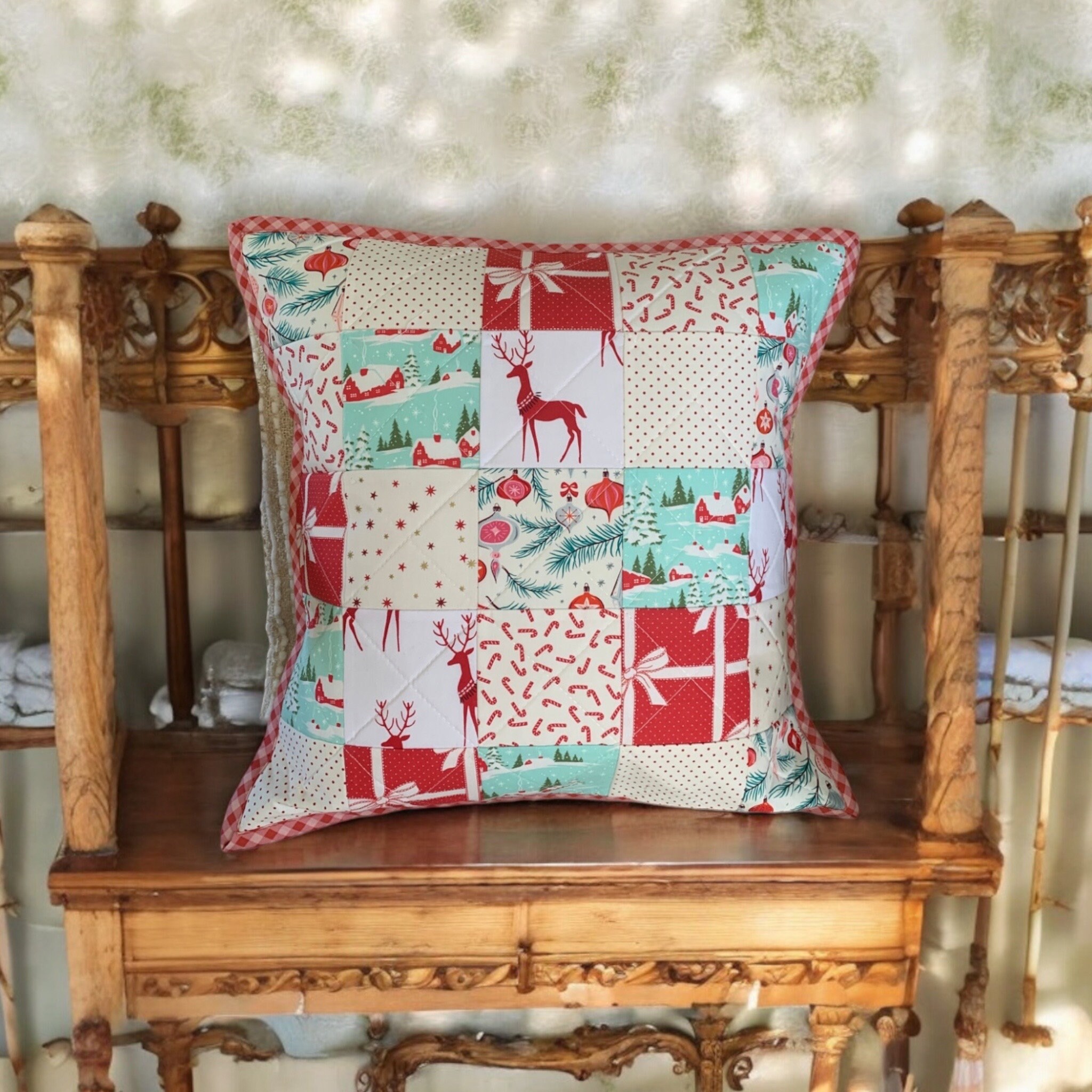 Patchwork Holiday Pillow - Etsy - Page 2